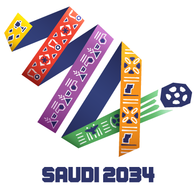 Saudi Arabia 2034 / FIFA World Cup 2034 support identity